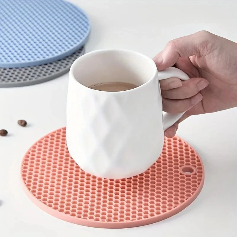 Heat Resistant Silicone Pot Holder Anti Scalding Countertop Protection