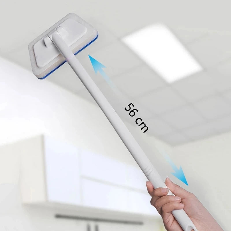 Bathroom Sponge Cleaning Brush Multi-Functional Tool Long Handle