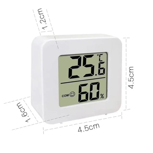 1/3/4/6 PCS Mini LCD Digital Thermometer Hygrometer Indoor Room