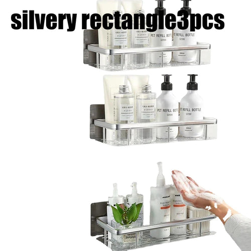 Wall Hanging Corner Rectangular Rack Bathroom Shelf Towel Rack Shelves