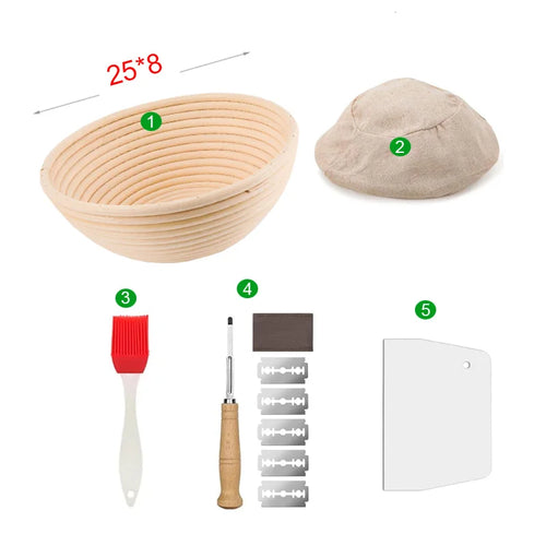 Rattan Bread Proofing Basket Bread Basket Oval Rattan Wicker Dough