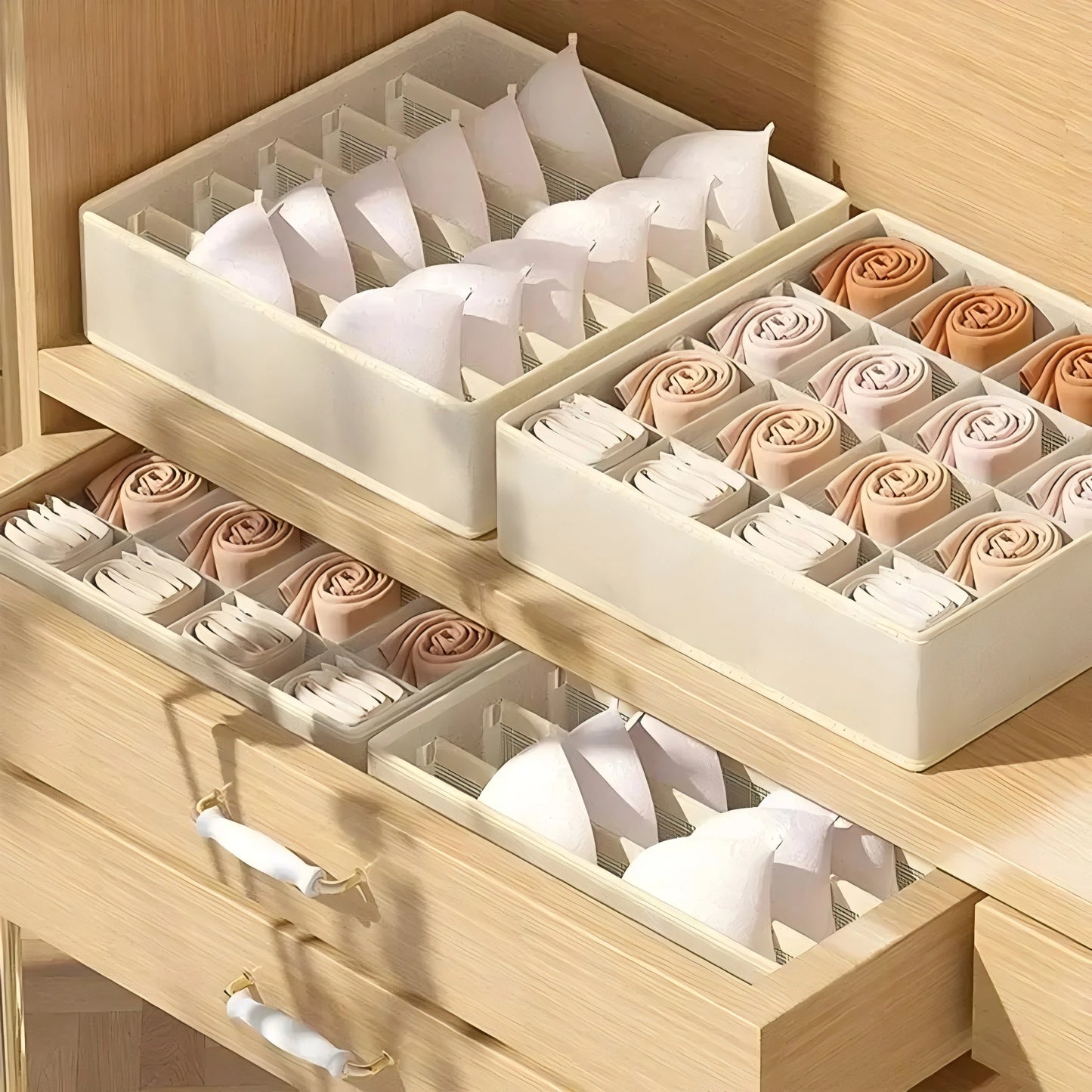 Cabinet Underwear Organizer Drawer Clothes Organizer Boxes Closet