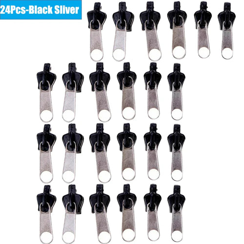 6/36pcs Fix Zip Puller Universal Instant Zippers Fix Zipper Repair Kit