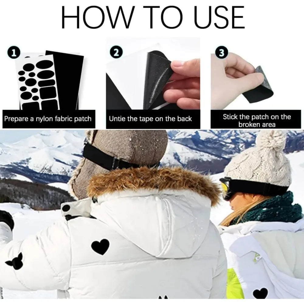 1pc Self Adhesive Patches For Down Jackets Pants T-shirt Clothes