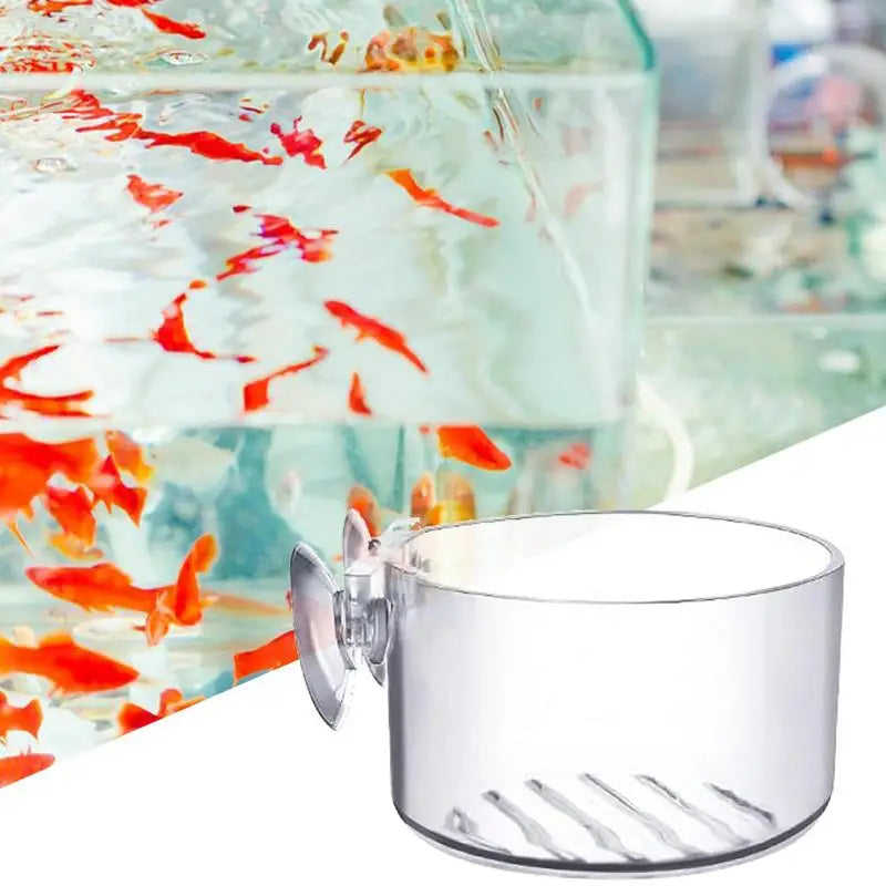 Aquarium Decoration Plant Cup Pot Acrylic Aquatic Plant Cup With