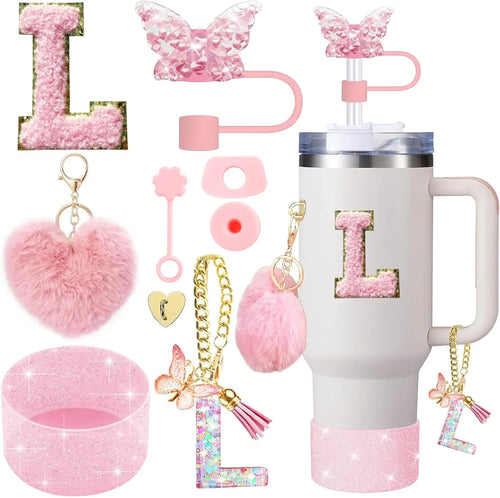 9PCS Cup Accessory Set for Stanley 30oz 40oz Butterfly Straw Cover Cap