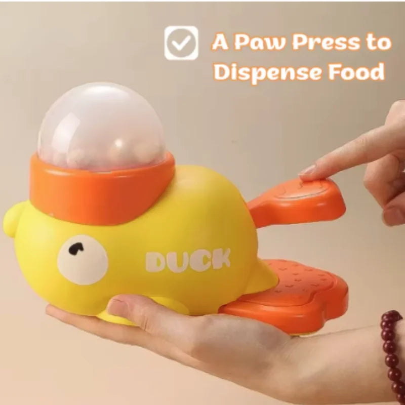 Durable Interactive Dog Automatic Feeder Cute Food Dispenser Training