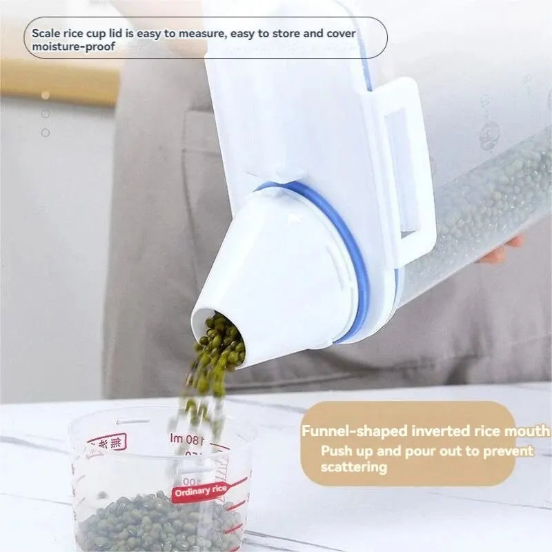 Moisture-proof Grain Jar Rice Jar Grain Storage Box Pet Food Bucket