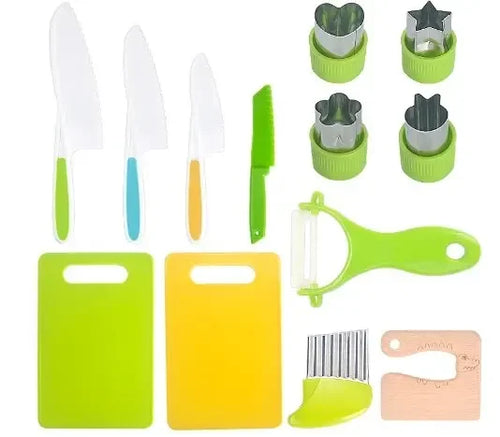 Kids Cooking Cutter Set Kids Knife Toddler Cutter Plastic Cake Fruit