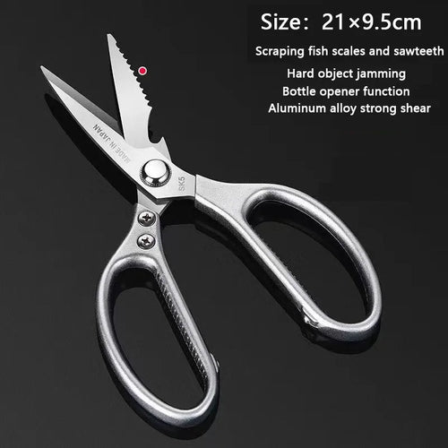 Stainless Steel Kitchen Scissors Multifunctional Chicken Bone Scissors