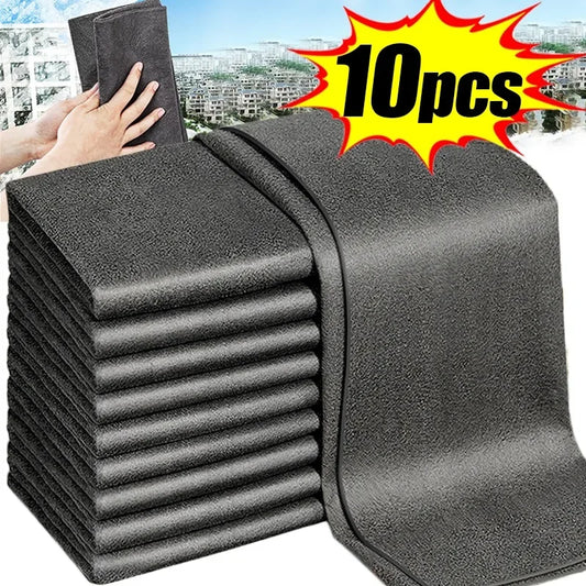 10/1pcs Magic Cleaning Cloths Reusable Microfiber Washing Rags Car