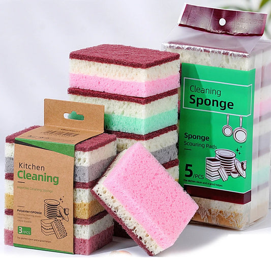High density sponge cleaning cloth, dishwashing cloth, non greasy