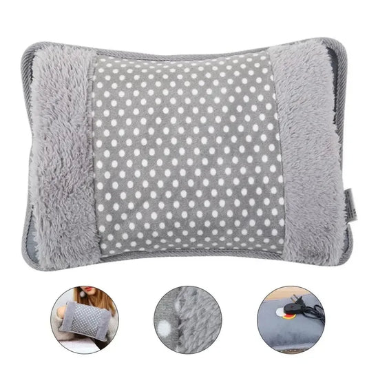 Dot Pattern Electric Hot Water Bag 500W 220V Rechargeable Winter Hand