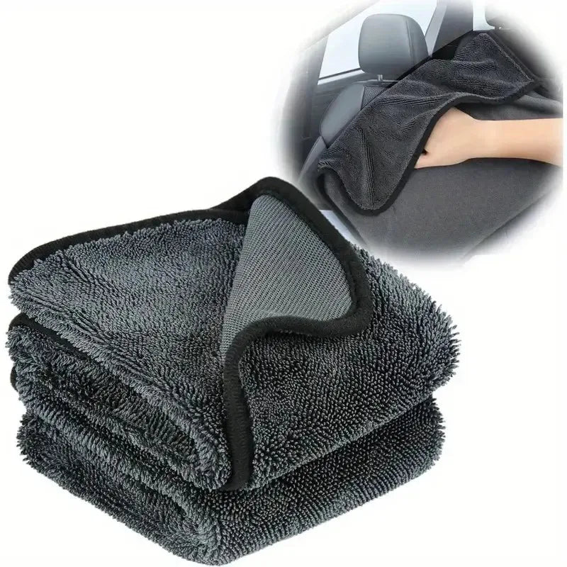 3pc Ultra-Absorbent Microfiber Cleaning Cloth - Soft, Durable &
