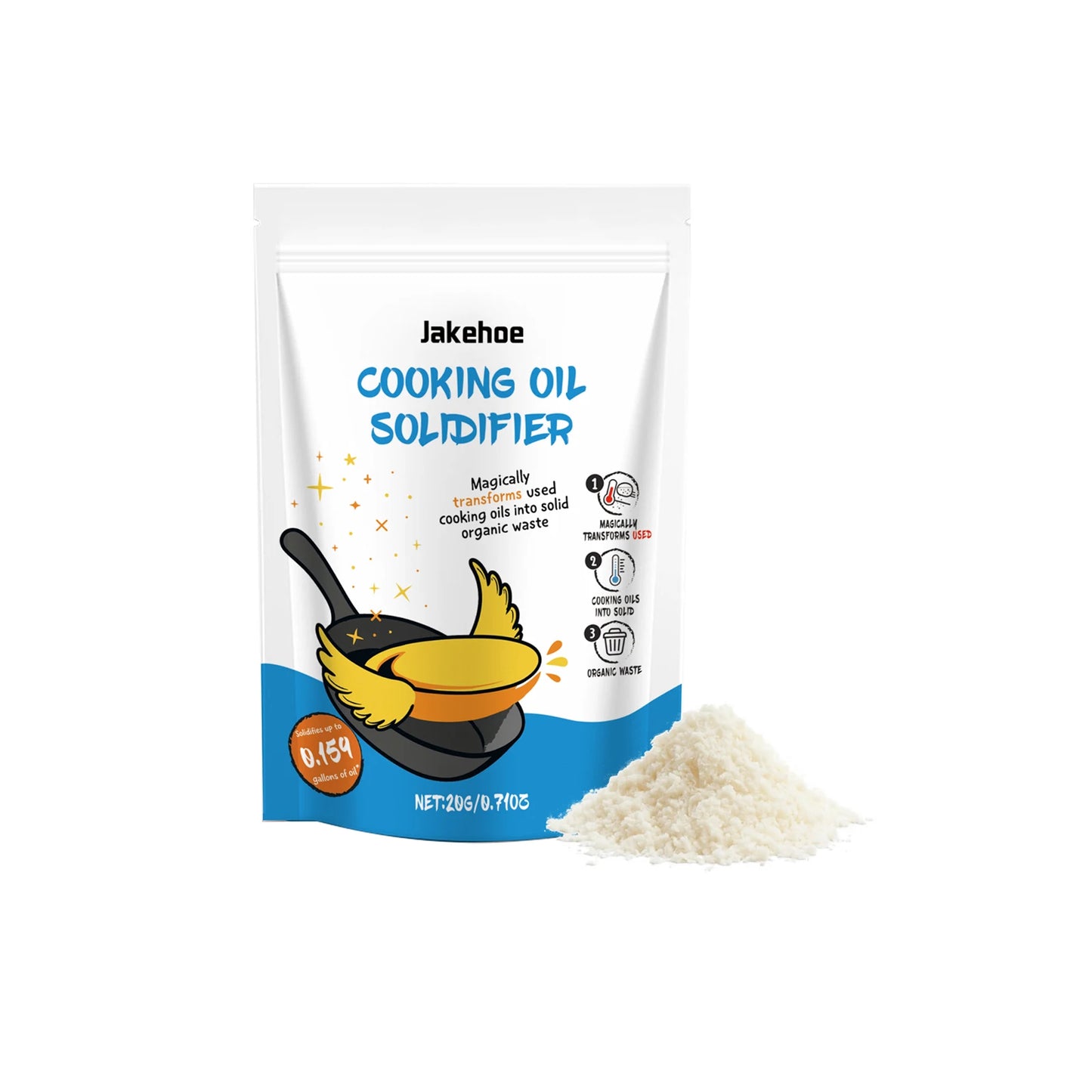 Kitchen Waste Oil Solidification Powder Quickly Solidify Waste Oil