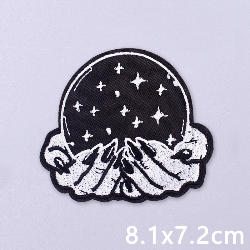 Punk Funny Patch Iron On Patches For Clothing Thermoadhesive Patches