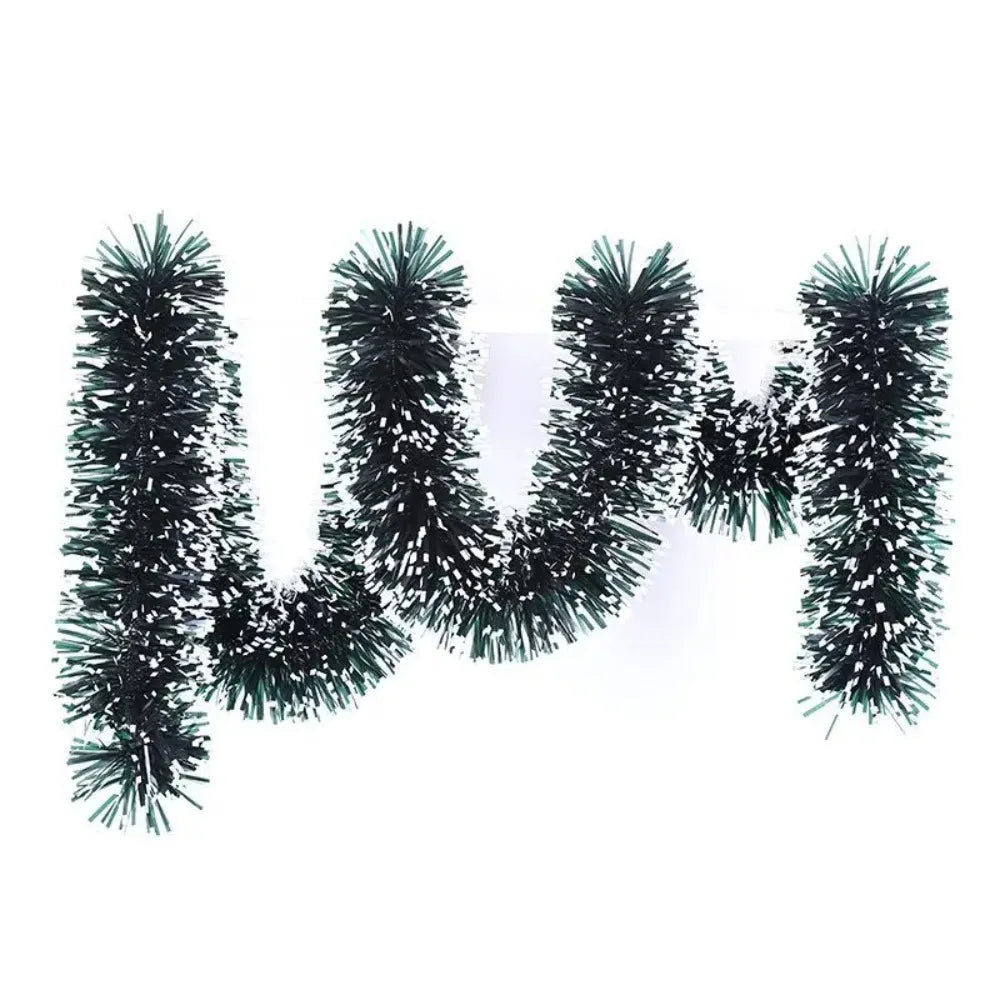 Christmas Tinsel Garland Artificial Christmas Garland With LED Lights