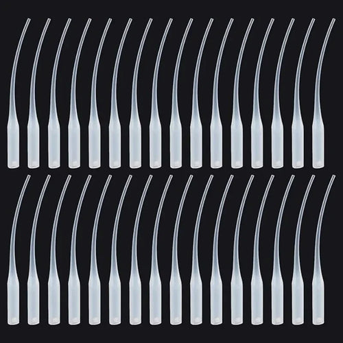 Glue Tips, 100pcs Plastic Glue Micro-Tips Glue Extender Precision CA