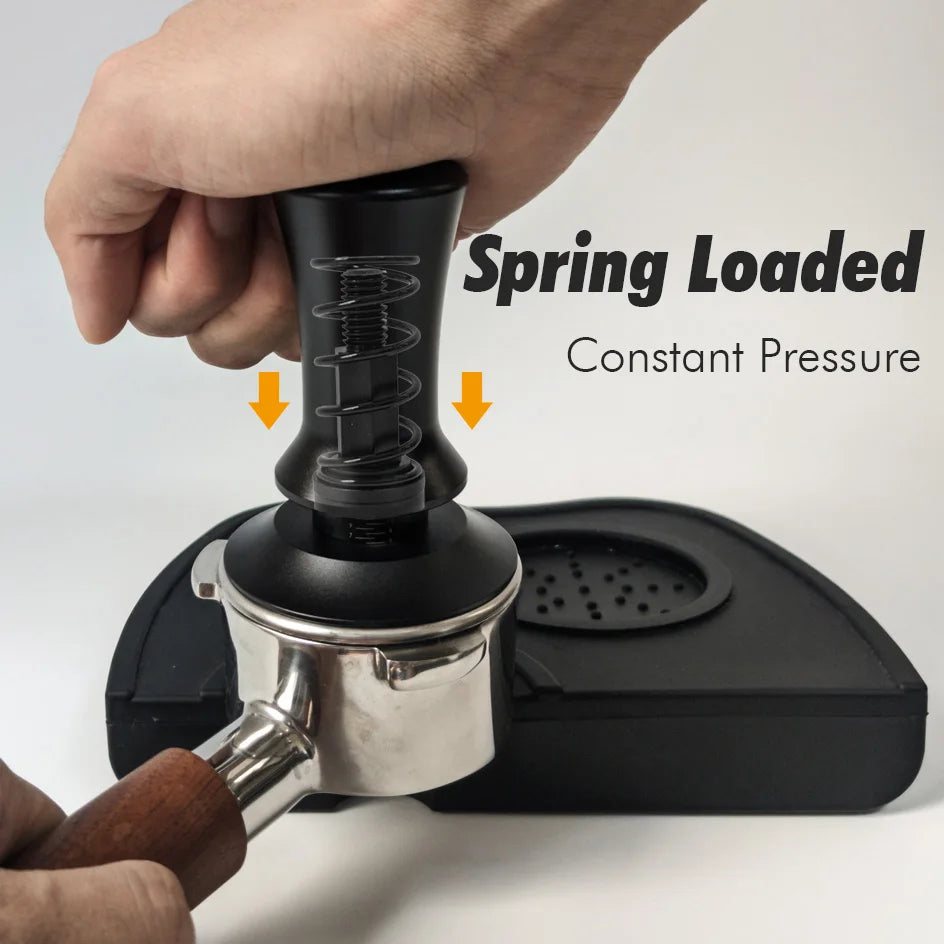 Coffee Tamper 58mm 54mm 51mm Ripple Base Leveling Constant Pressure