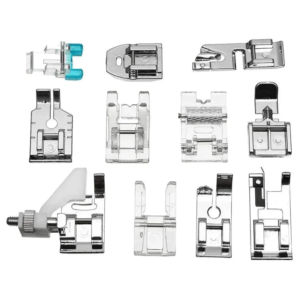 11Pcs Snap-On Presser Feet Kit for Low Shank Sewing Machines -