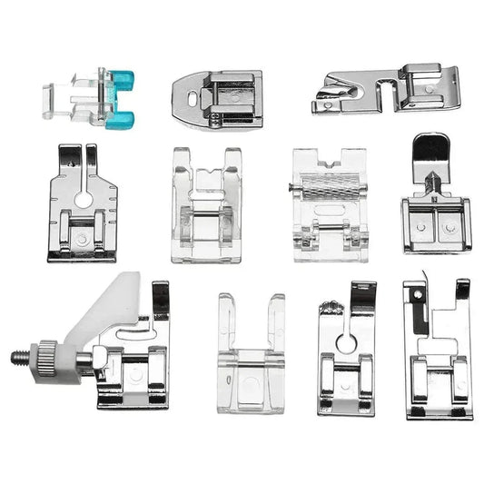11Pcs Snap-On Presser Feet Kit for Low Shank Sewing Machines -