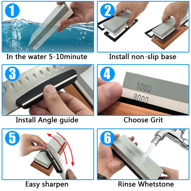 2in1 Professional Sharpening stones Knife sharpener Double-side