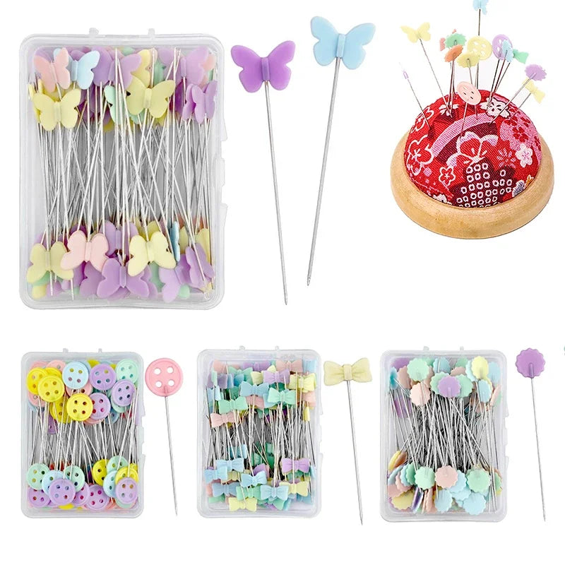 100PCS Clothing Manual Positioning Needle Pin Shaped Sewing