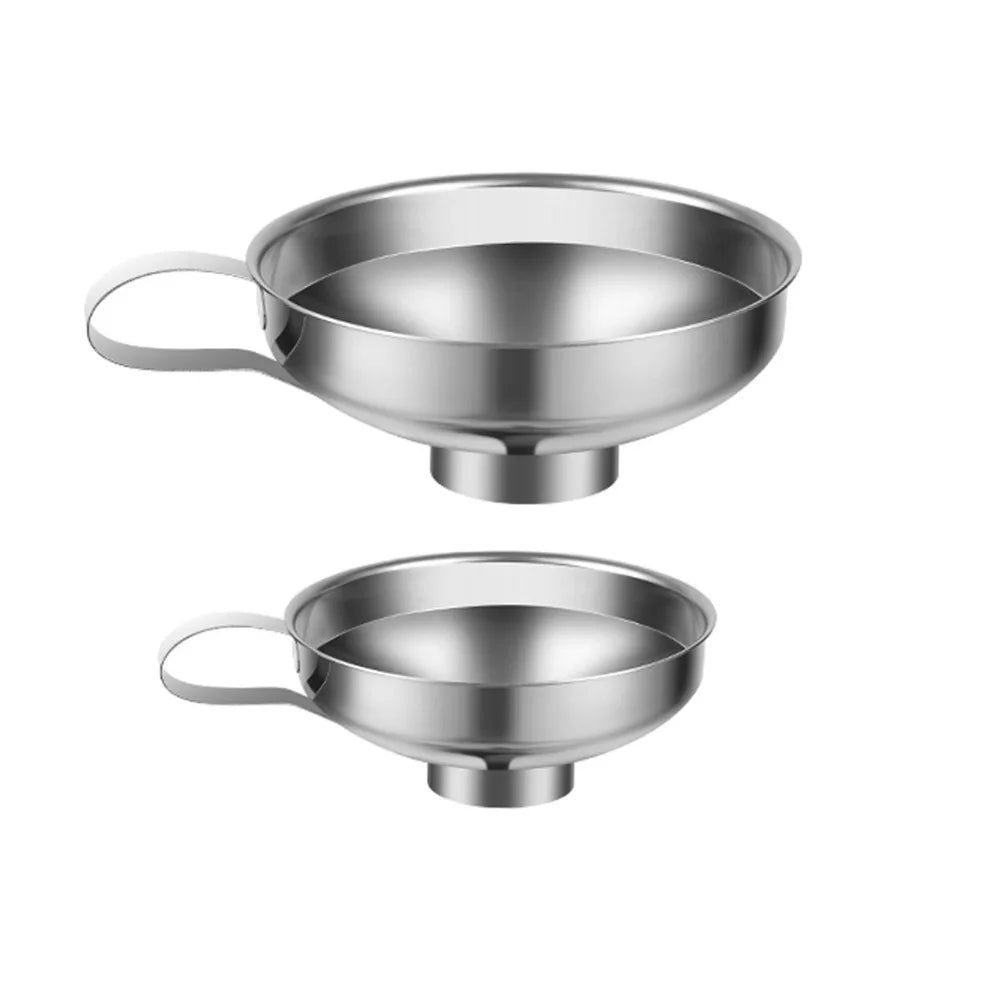 Stainless Steel Wide Mouth Funnel Canning Funnel Cup Jam Salad