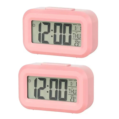 1pc LED Multifunction Digital Alarm Clock  Electronic Backlight Table