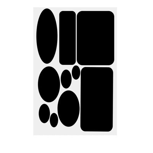 Self Adhesive Black Patches For Down Jackets Pants Clothes Repair