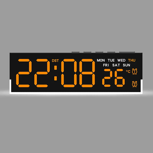 USB Powered Digital Alarm Clock with White Mood Light TEMP Week 2