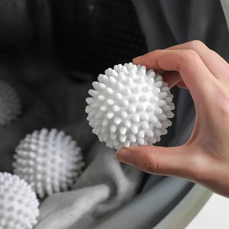 Anti-wrap laundry ball round pure white magic cleaning drum washing