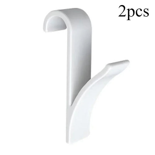 Kitchen Bathroom Hanger Clips Storage Racks White Clear Hanger Heated