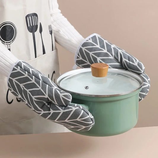 2 pieces of insulated kitchen gloves, heat-resistant microwave gloves,