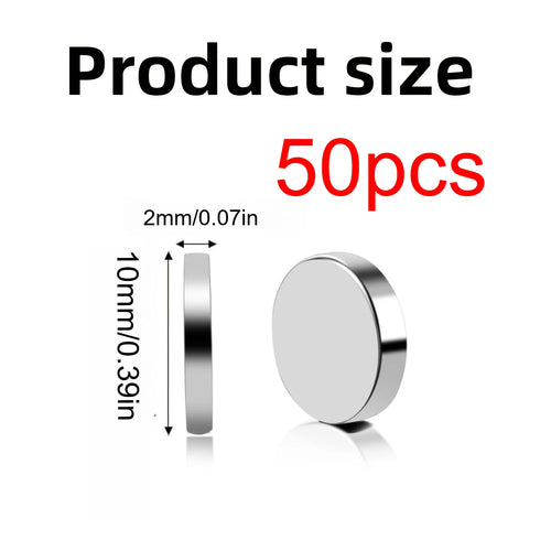 10x1/10x2/10x3mm-20/50/100pcs circular refrigerator magnets widely