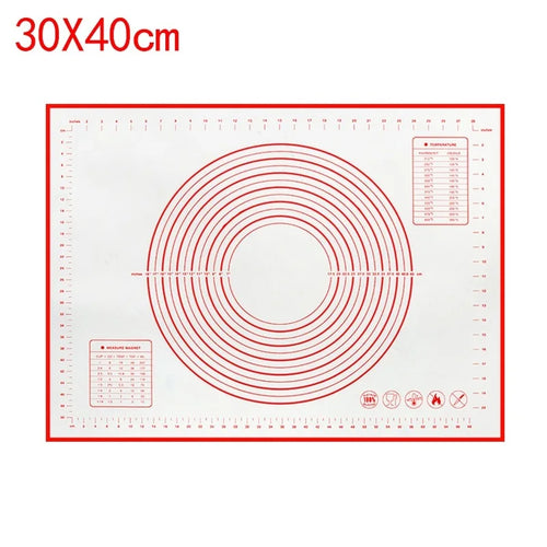 UNTIOR 1PCS Silicone Baking Mat Kneading Pad Dough Mat Pizza Cake