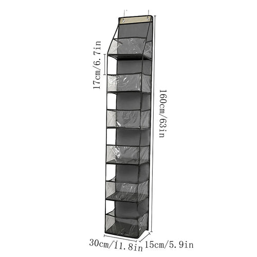 4/6 Layer Hanging Organizer Behind The Door Storage Bags For Clothes