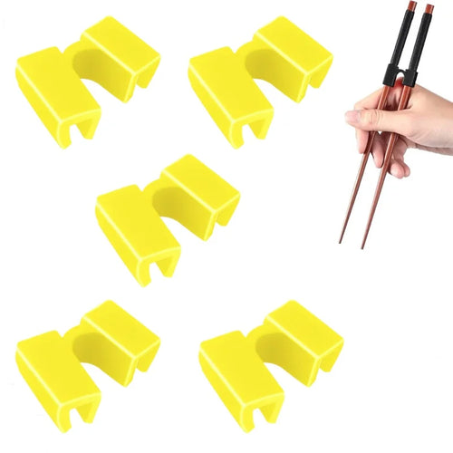 5 PCS Reusable Chopsticks Helpers Training Chopstick Hinges Connector
