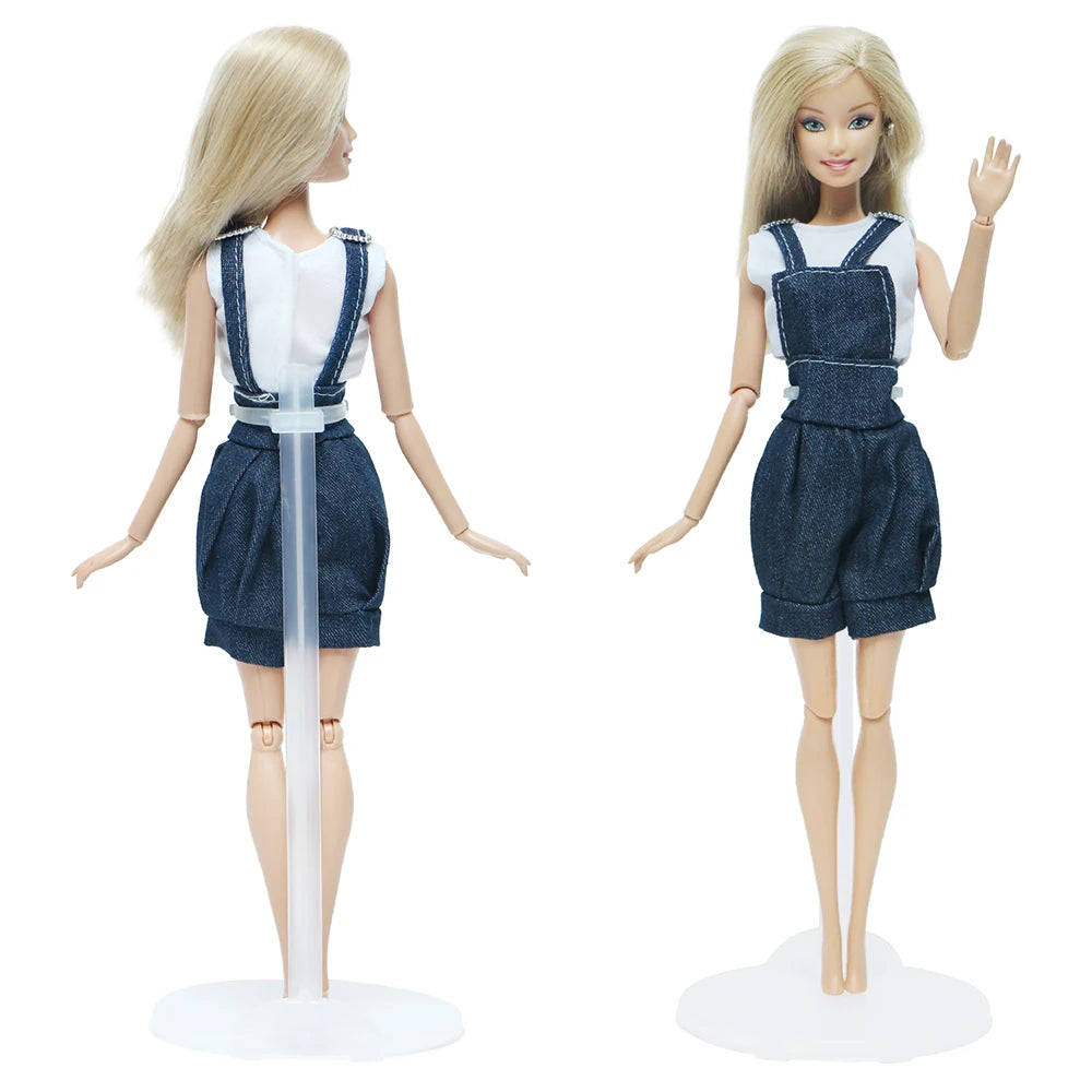 10/20PCS/lot Transparent Stand Support For Dolls Clear Color Toy