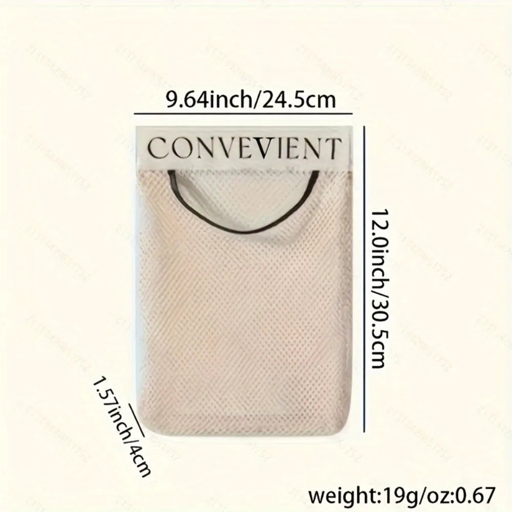 1Pc Wall Mounted Plastic Bag Organizer,Reusable,Household