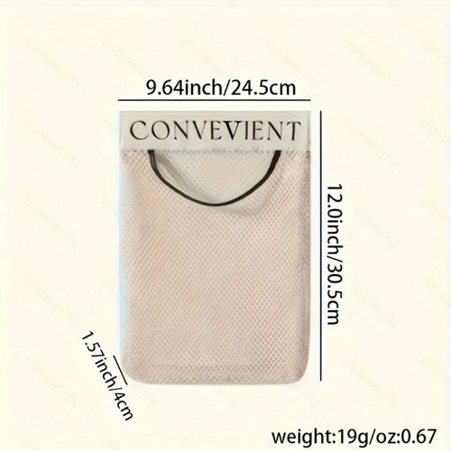 1Pc Wall Mounted Plastic Bag Organizer,Reusable,Household