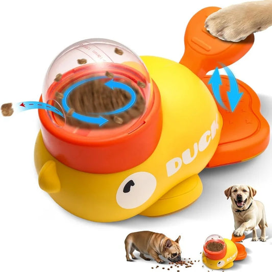 Durable Interactive Dog Automatic Feeder Cute Food Dispenser Training