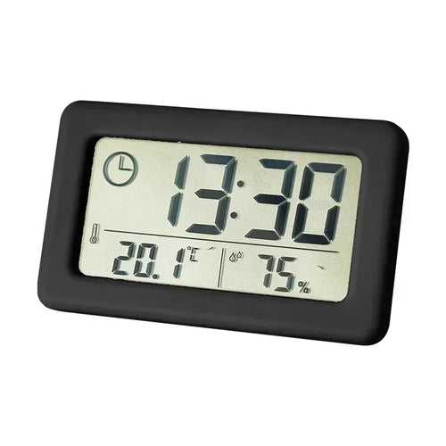 12/24 Hours Wall Clock Thermometer Digital Table Clock Hygrometer