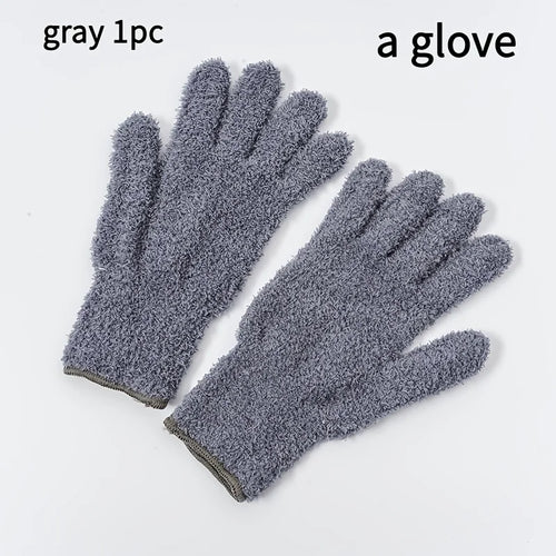 1pc Microfiber Dusting Gloves-Stretchable & Breathable Cleaning