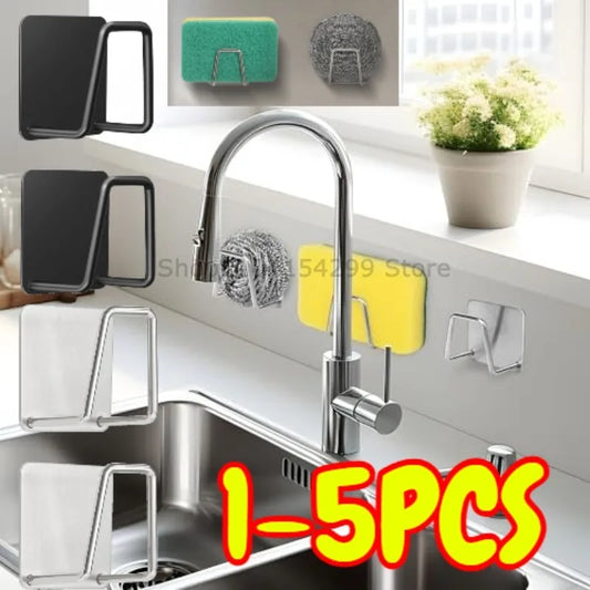 Kitchen Sponges Holder Stainless Steel Sink Sponges Drain Drying Rack