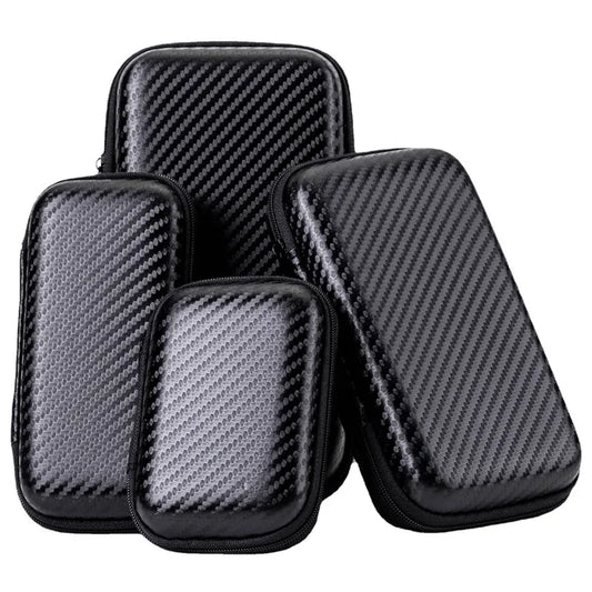 1/2pcs Portable Eva Storage Bag Zipper Pouch Mobile Phone Charger