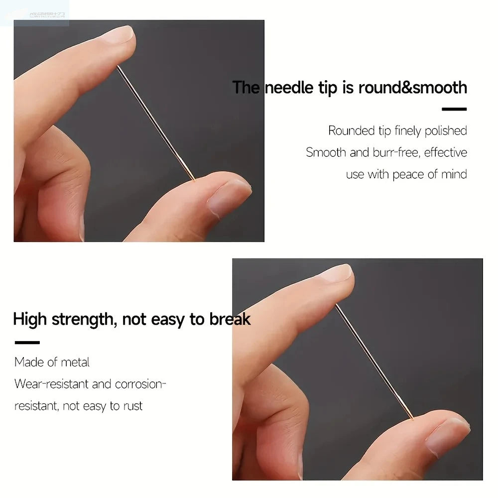 40 pieces of large hole and large eye sewing needles DIY tools,