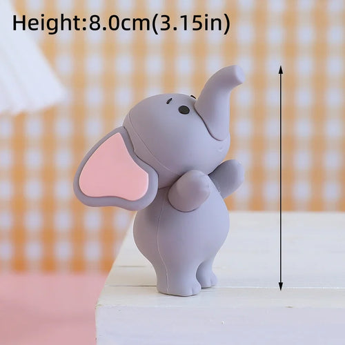 Baby Elephant Cake Topper for Baby Shower Elephant Cake Decoration