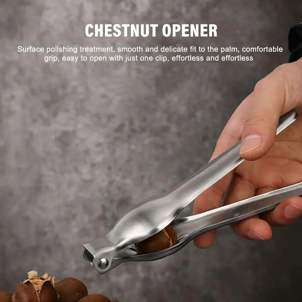Stainless Steel Quick Chestnut Opener Quick Clip Walnut Pliers Cutter