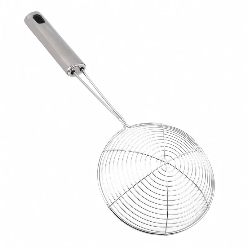 Oval Skimmer Stainless Steel Filter Mesh Oil Pot Food Filter Cookware
